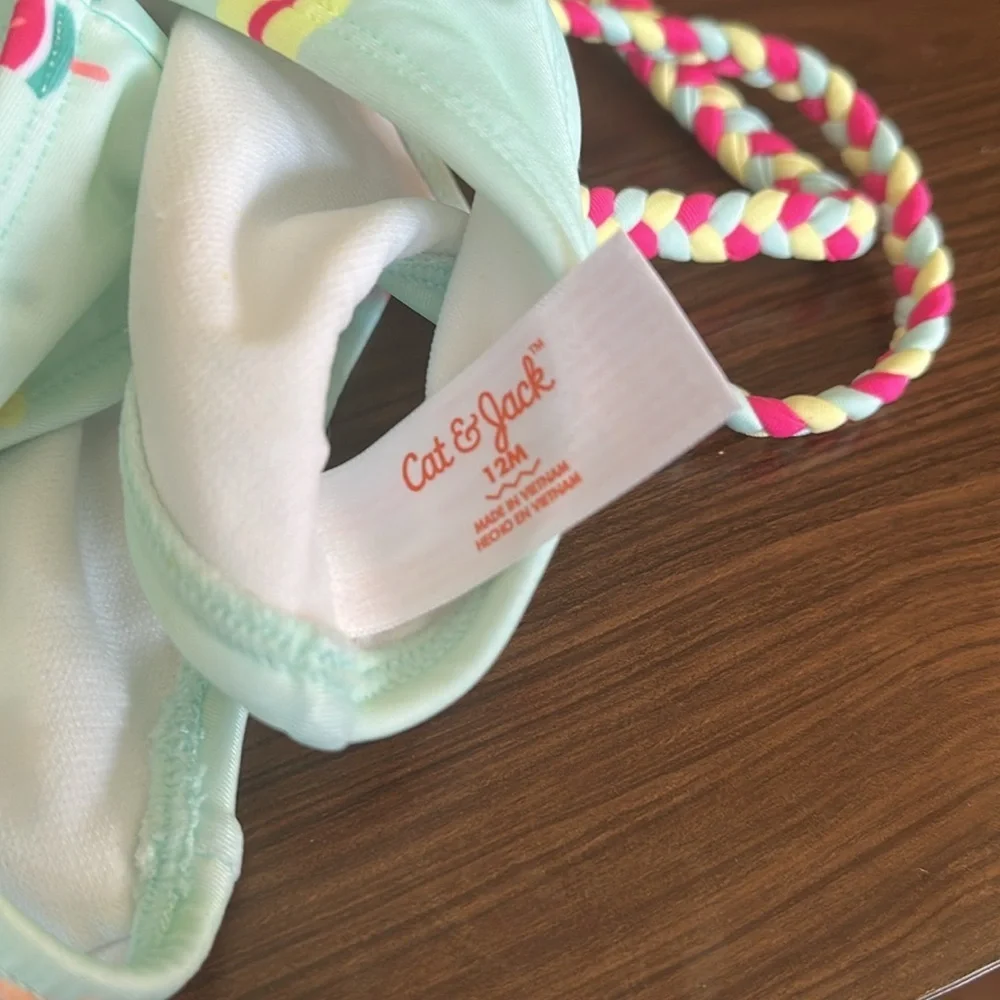 Cat Jack BABY 2 Piece Swim Suit - Size 12 months